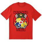 Tonga Rugby League Mate Maá Tonga Crest Adults Shirt Sizes S-5XL!