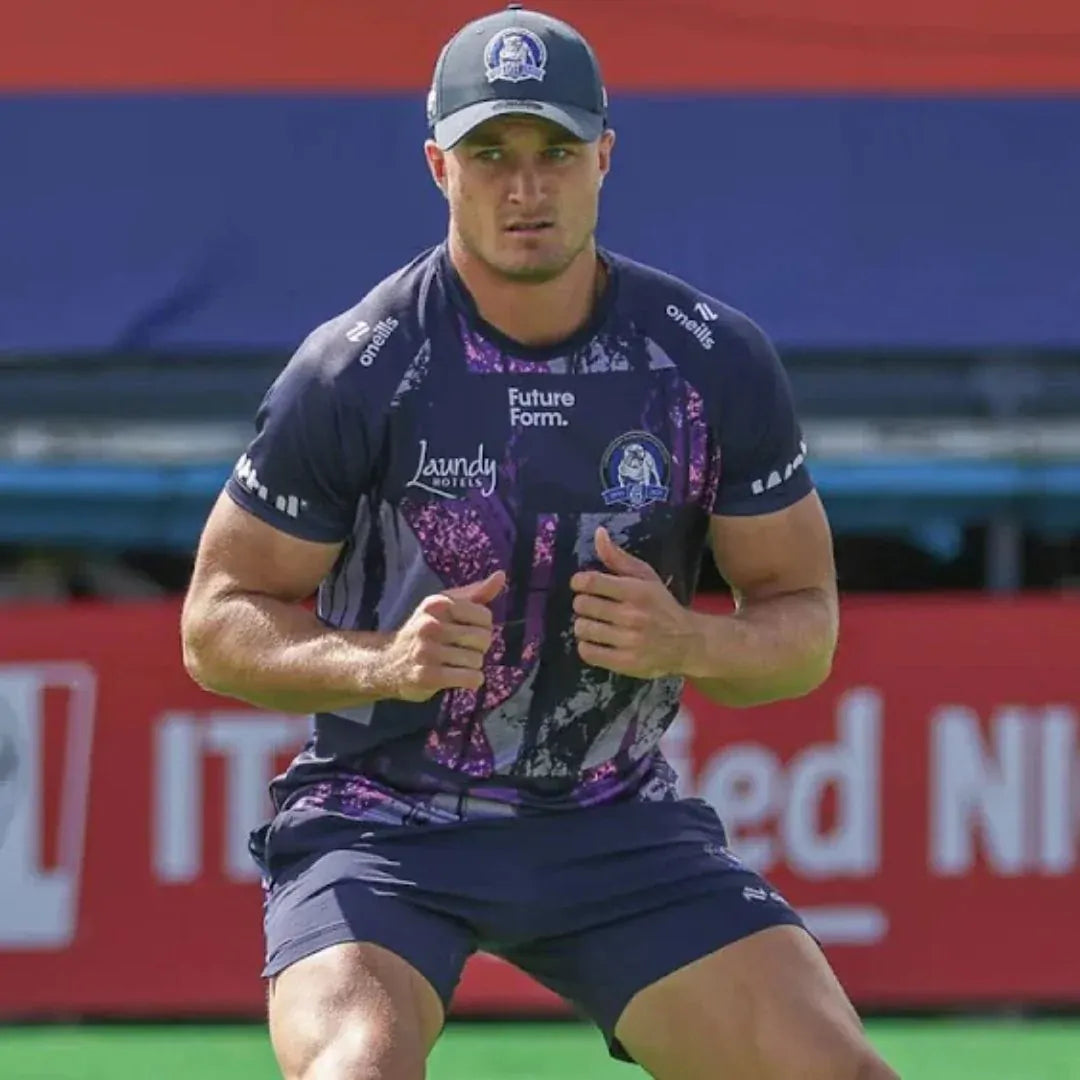 Canterbury Bulldogs NRL 2025 Captains Run Shirt Sizes S-7XL& Kids 13/14!
