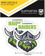 Canberra Raiders Official NRL iTag UV Car Team Logo Mini Decal Sticker (2 Pack)L2