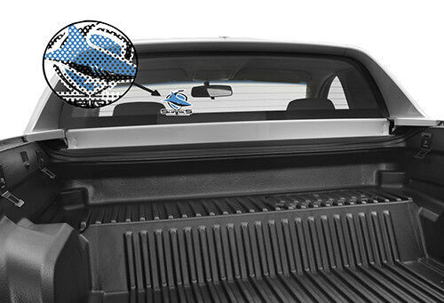 Cronulla Sharks NRL iTag UV Car See Thru Logo Window Decal Sticker