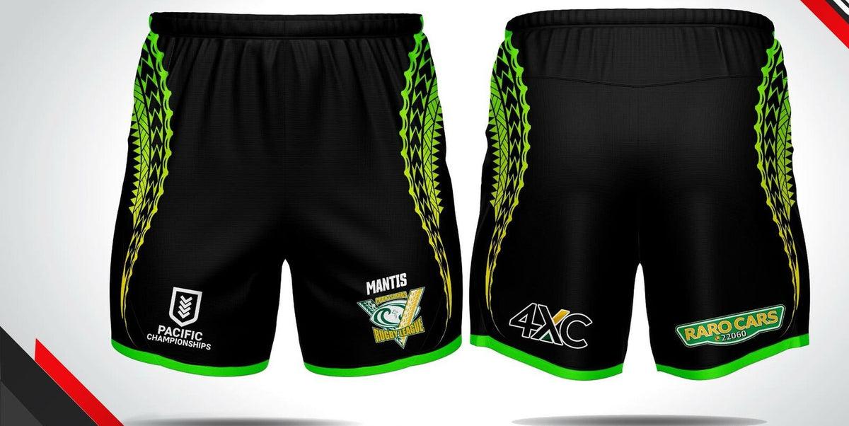 Cook Islands 2025/26 Rugby League Training Shorts Sizes S-5XL! In Stock