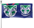 New Zealand Warriors NRL Flag Pole Flag 90 cm by 180cm! Blue