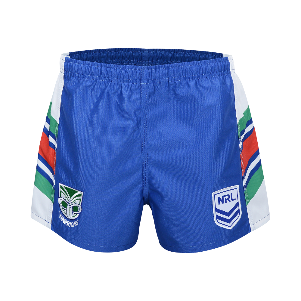 New Zealand Warriors NRL Home Supporters Shorts Kids Sizes 8-14!