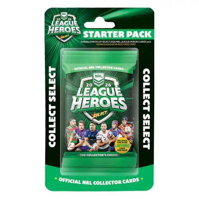 2026 NRL League Heroes Trading Cards Starter Pack