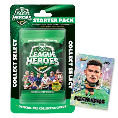 2026 NRL League Heroes Trading Cards Starter Pack