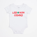 Lebanon Cedars Rugby League Lebanese Cedar Baby Toddler Onesie Bodysuit Sizes 0-2!