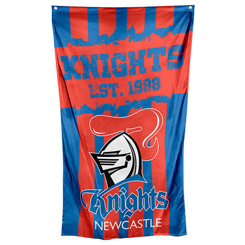 Newcastle Knights NRL Cape Wall Flag 90 by 150cm (NO STICK/POLE)
