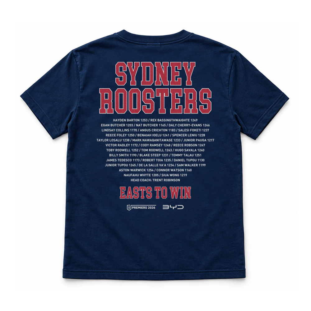 Sydney Roosters NRL 2026 Adidas Players Premiers Shirt Sizes S-5XL! PRE SALE