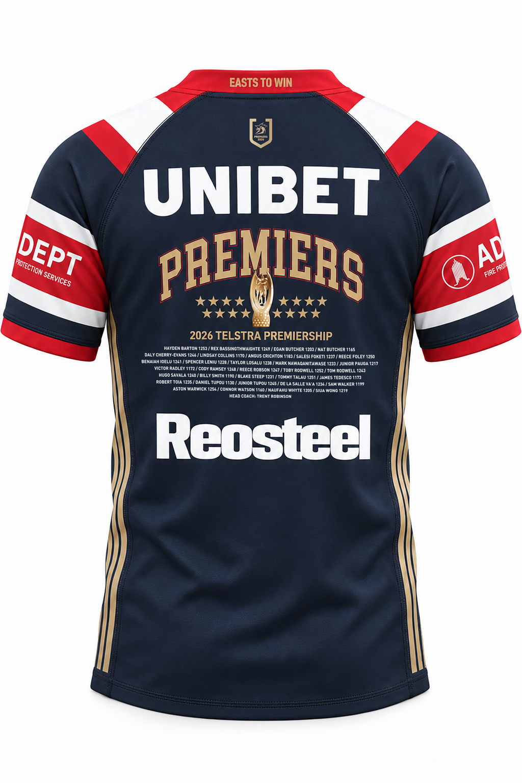 Sydney Roosters NRL 2026 Adidas Premiers Home Jersey Sizes XS-5XL! PRE SALE