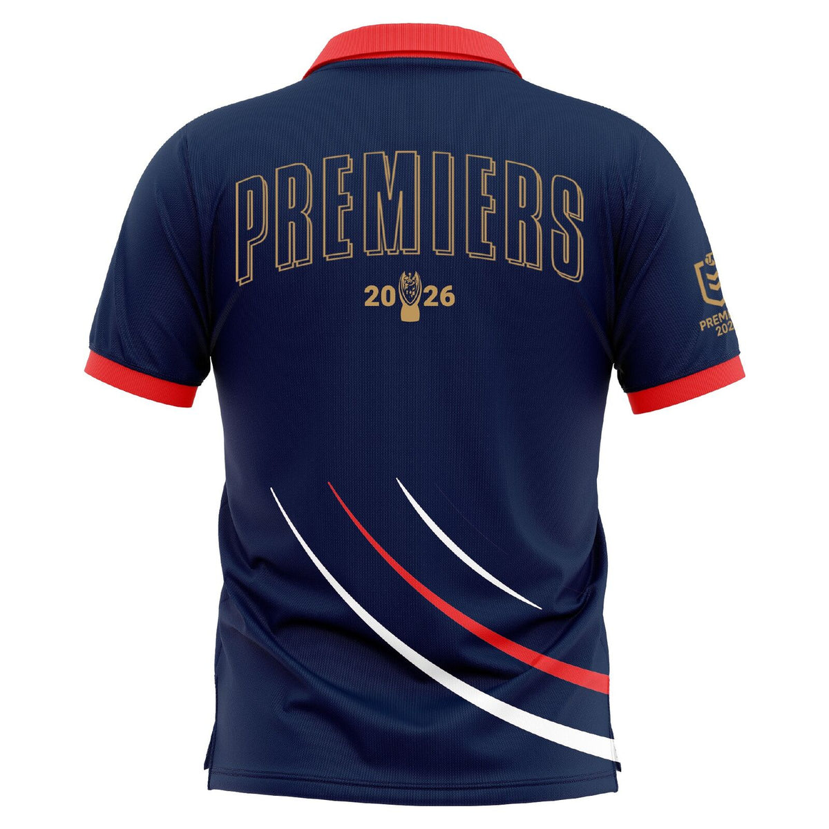 Sydney Roosters NRL 2026 Premiers Graphic Polo Sizes S-5XL! Pre Sale