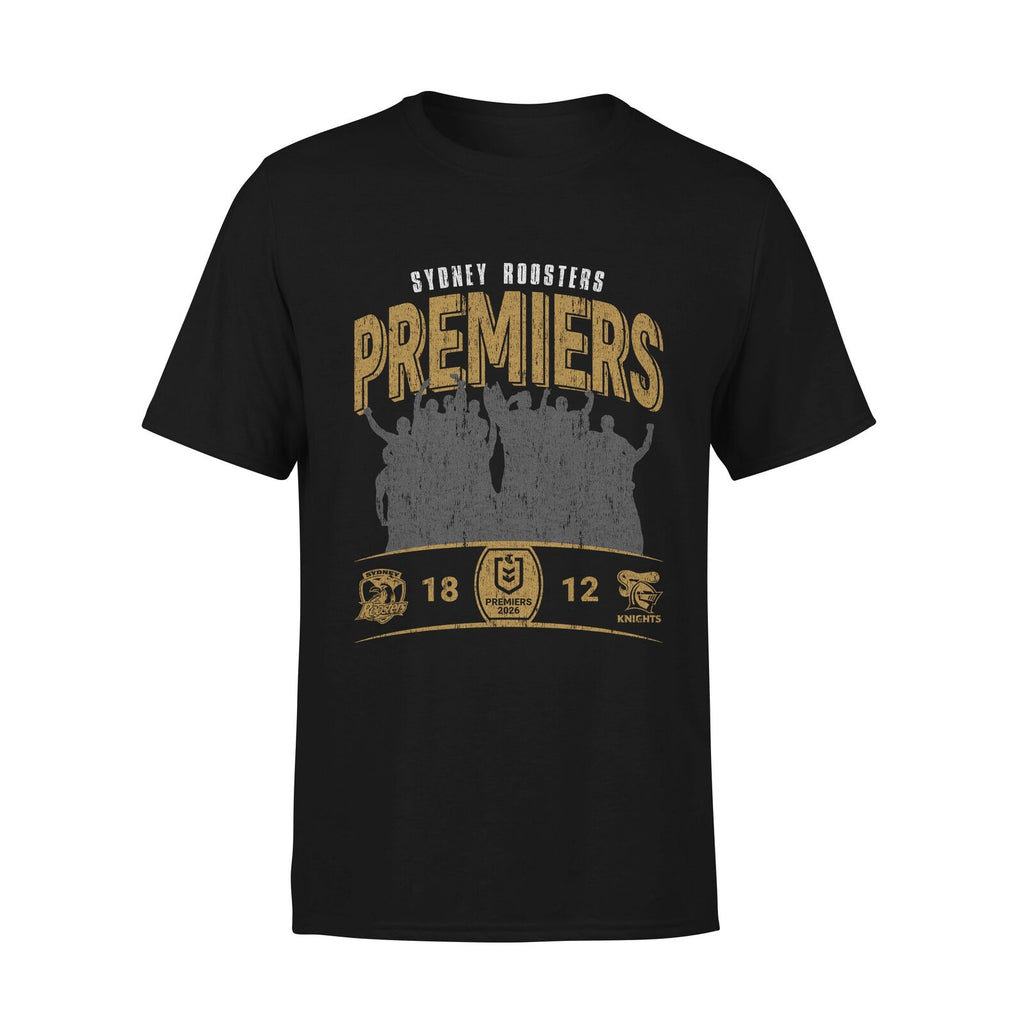Sydney Roosters NRL 2026 Premiers Photo Celebration Shirt Sizes S-5XL! PRE SALE