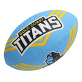 Gold Coast Titans NRL Steeden Rugby League Football Size 5!