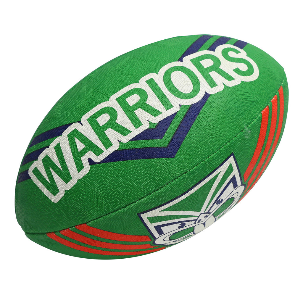 New Zealand Warriors NRL Steeden Rugby League Football Size 5!