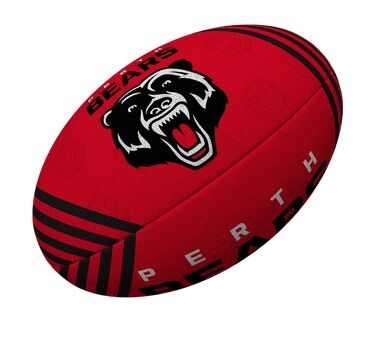 Perth Bears NRL Steeden Rugby League Football Size 11!