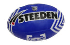 Canterbury Bankstown Bulldogs Steeden Sponge Football Size 6 Inches! T6