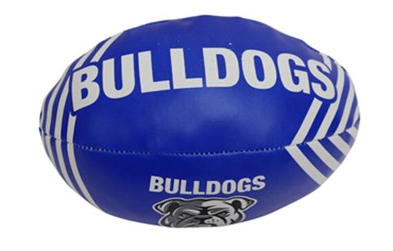 Canterbury Bankstown Bulldogs Steeden Sponge Football Size 6 Inches! T6