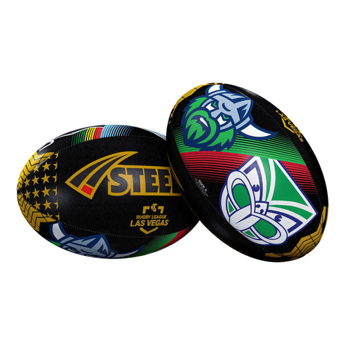 2025 Las Vegas Team Supporter Ball NRL Steeden Football Size 5!