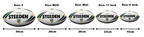 Parramatta Eels NRL Steeden Surf and Turf Rugby League Football Size 3! T6