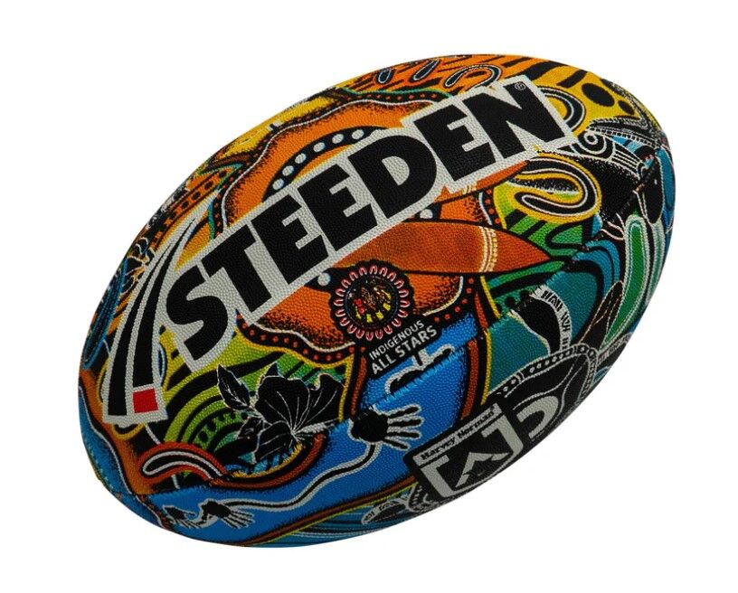 Indigenous All Stars 2026 NRL Steeden Rugby League Football Size 11 Inch!