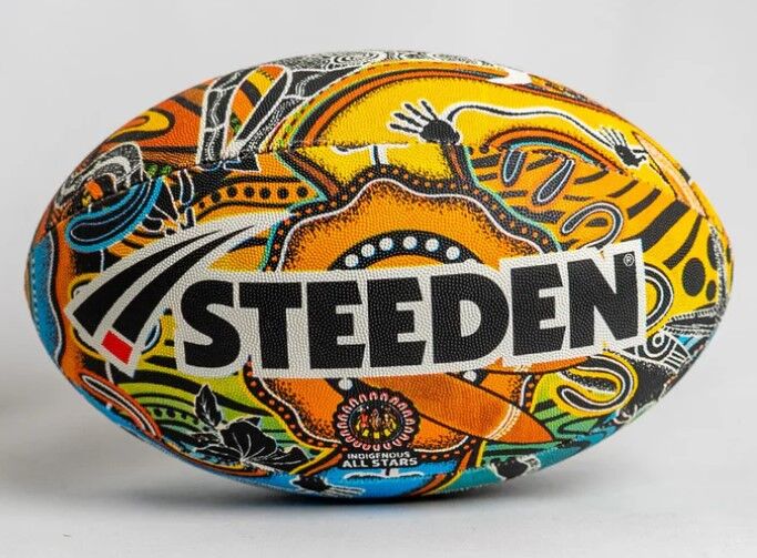 Indigenous All Stars 2026 NRL Steeden Rugby League Football Size 11 Inch!