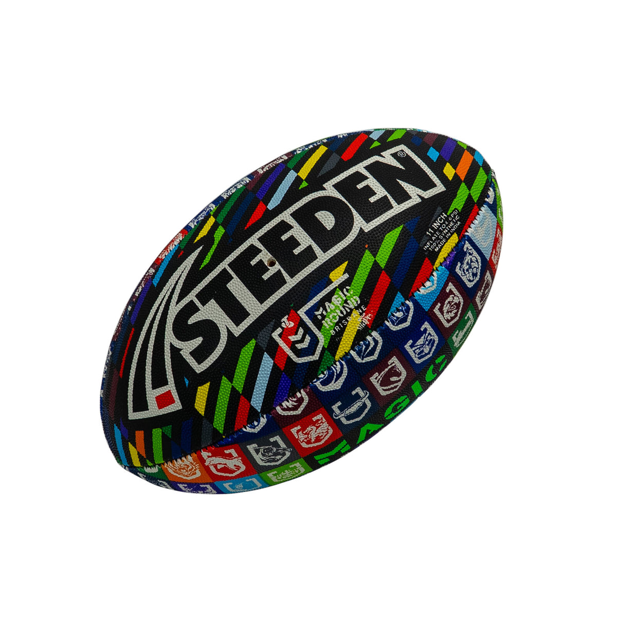 2026 Official Magic Round NRL Steeden Rugby League Football Size 11 Inch!