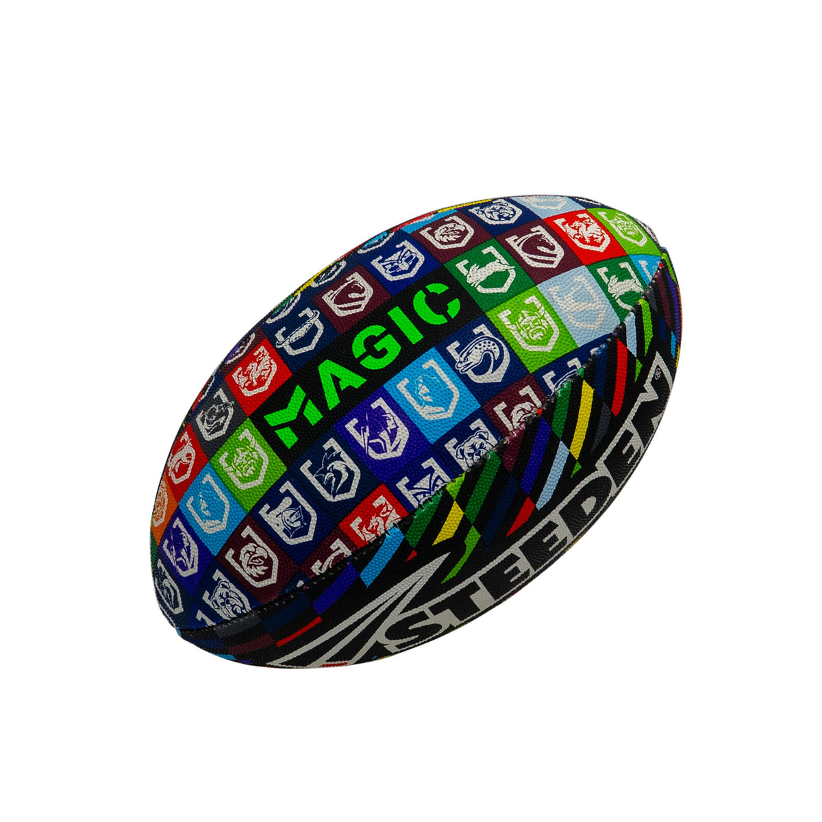 2026 Official Magic Round NRL Steeden Rugby League Football Size 11 Inch!
