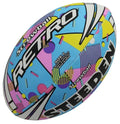 Fluoro Retro Screwball NRL Steeden Rugby League Football Size 5!