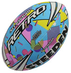 Fluoro Retro Screwball NRL Steeden Rugby League Football Size 5!