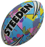 Fluoro Retro Screwball NRL Steeden Rugby League Football Size 5!
