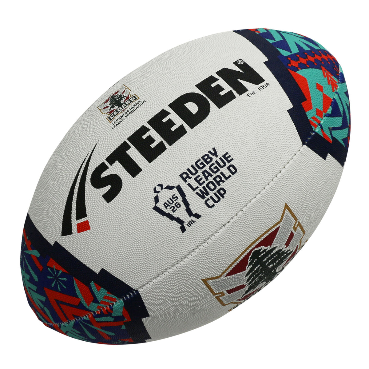 Lebanon Cedars RLWC 2026 Steeden Football Size 5!