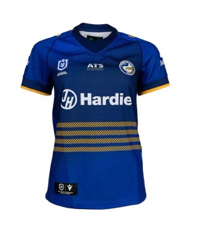 Parramatta Eels NRL 2025 Macron Ladies Home Jersey Sizes 8-22!