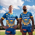 Parramatta Eels NRL 2025 Macron Indigenous Jersey Sizes S-6XL!
