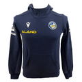 Parramatta Eels NRL Macron Kids Navy Travel Hoody Hoodie Sizes 8-14! T3