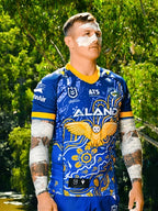 Parramatta Eels NRL Macron Indigenous Jersey Sizes S-6XL! T4