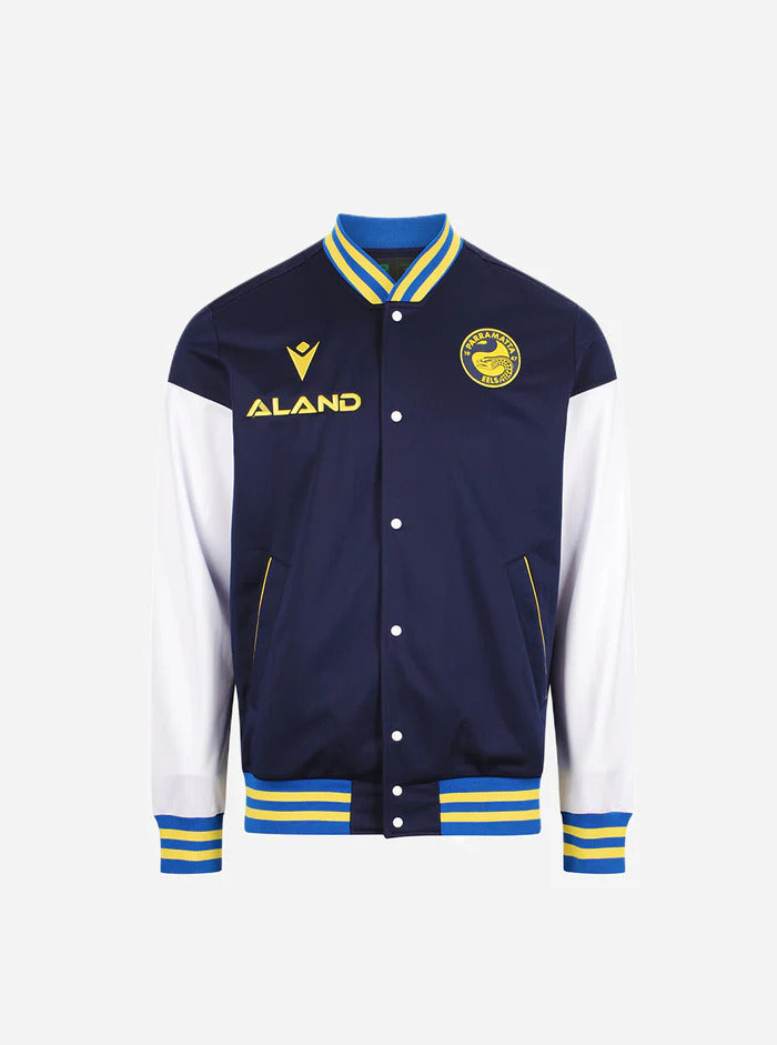 Parramatta Eels NRL Macron Varsity Bombers Jacket Sizes S-3XL! T4