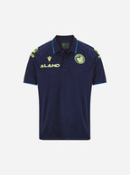 Parramatta Eels NRL Macron Navy Players Travel Polo Sizes S-5XL! T4