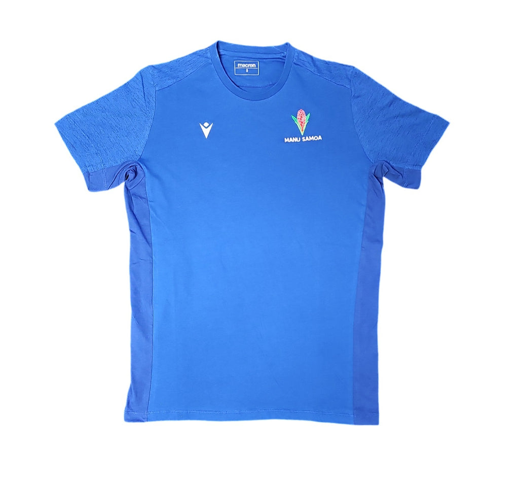 Samoa Rugby Union RWC 2023 Players Macron Travel Cotton Shirt Sizes S-5XL!