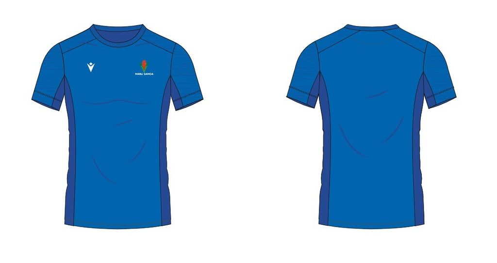 Samoa Rugby Union RWC 2023 Players Macron Travel Cotton Shirt Sizes S-5XL!