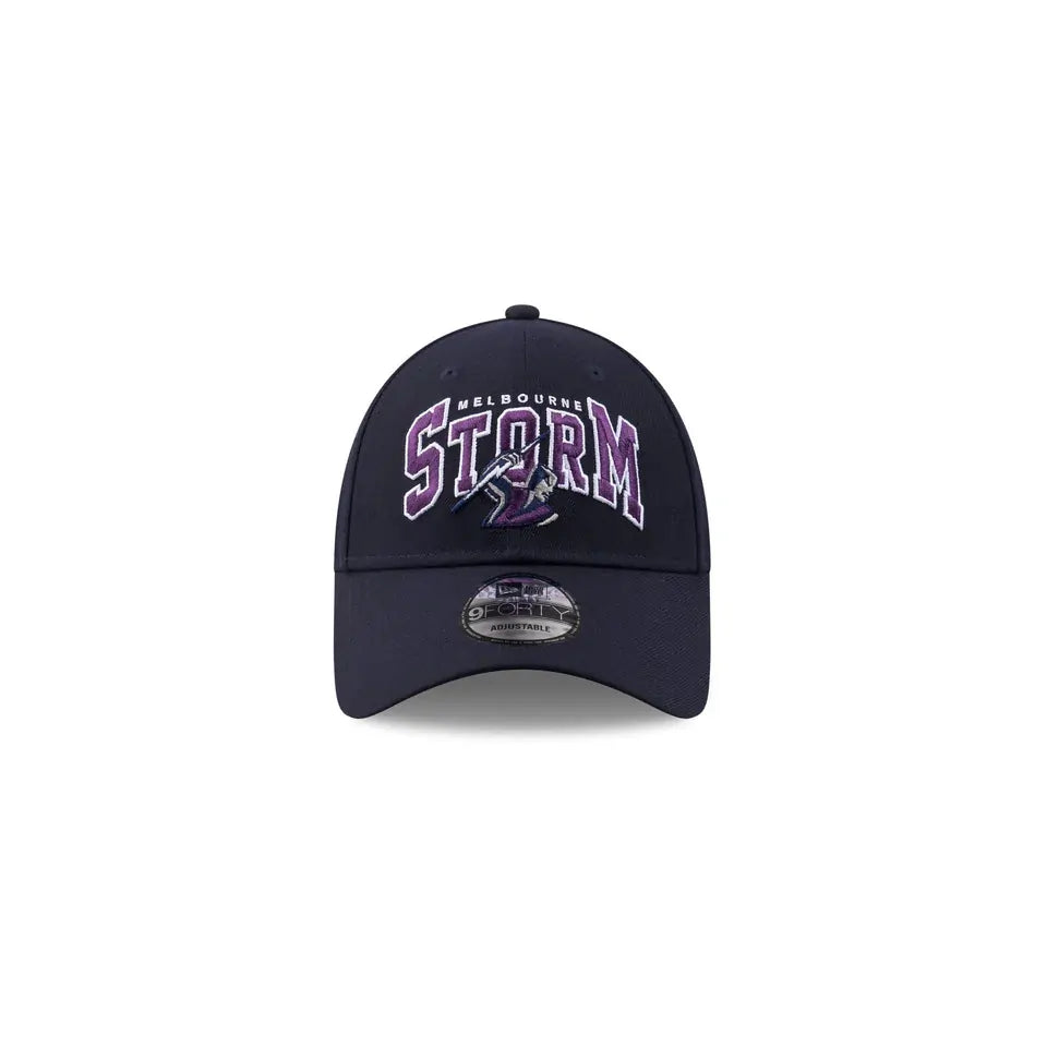 Melbourne Storm NRL New Era 9FORTY  Logo Arch Cap/Hat!
