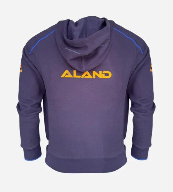 Parramatta Eels NRL 2026 Macron Navy Players Travel Hoody Sizes S-5XL!