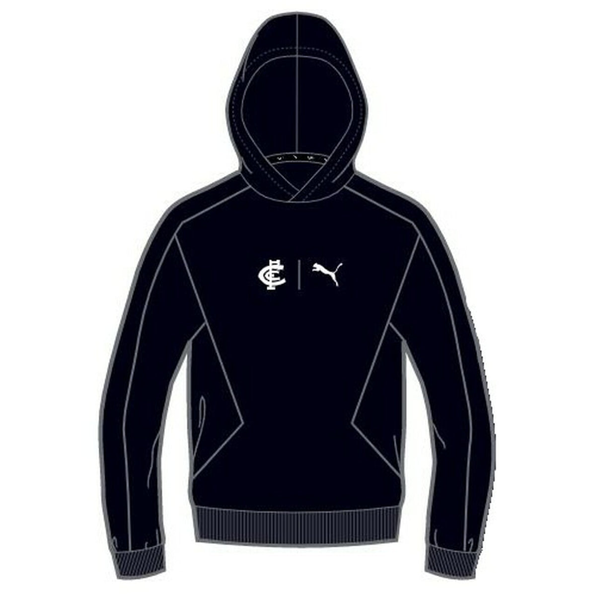 Carlton Blues AFL Puma Iconic Hoody Hoodie Sizes S-5XL! T2