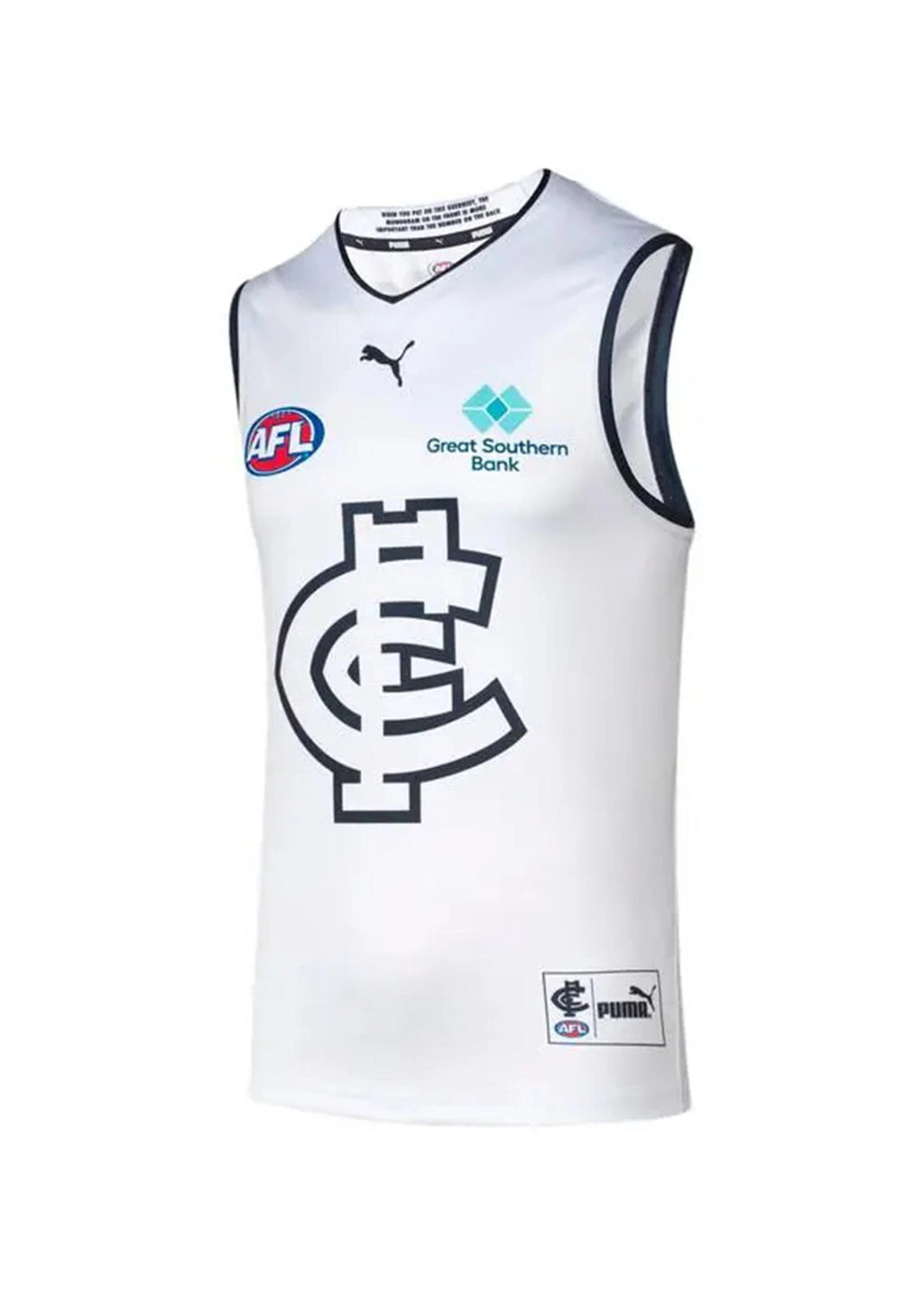 Carlton Blues AFL Puma Clash Guernsey Kids Sizes 12-14! T2
