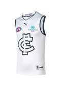 Carlton Blues AFL Puma Clash Guernsey Kids Sizes 12-14! T2
