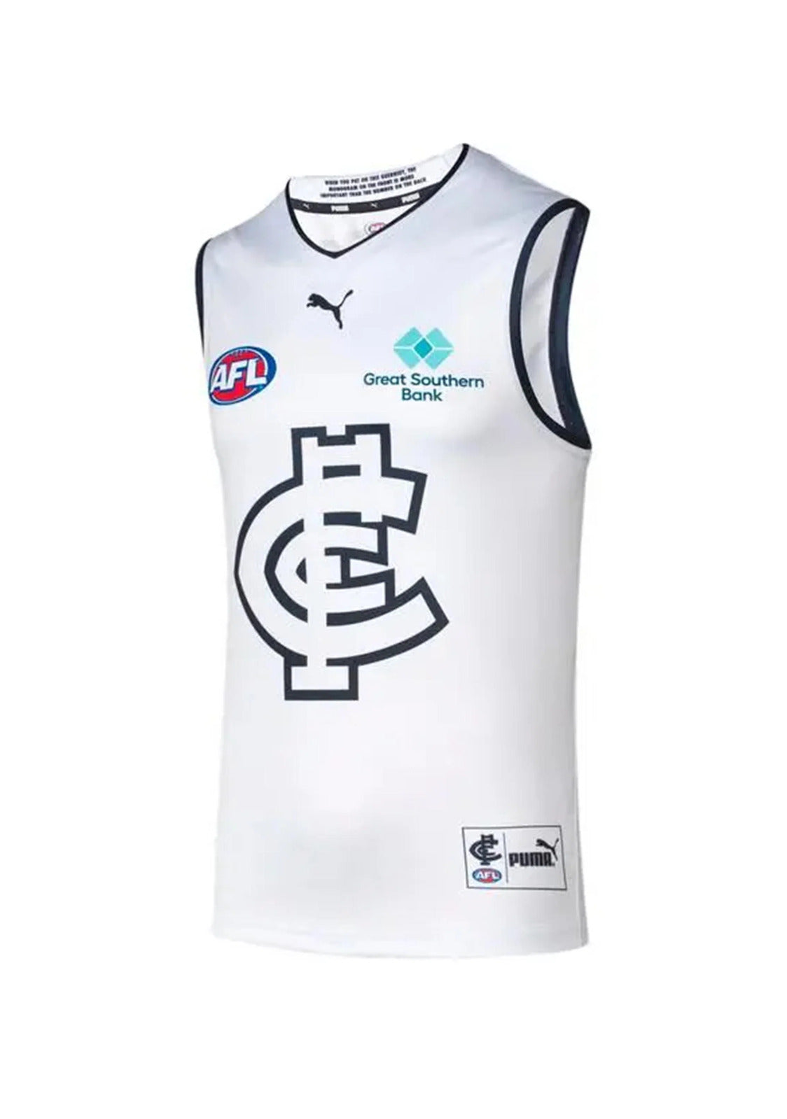 Carlton Blues AFL Puma Clash Guernsey Kids Sizes 12-14! T2