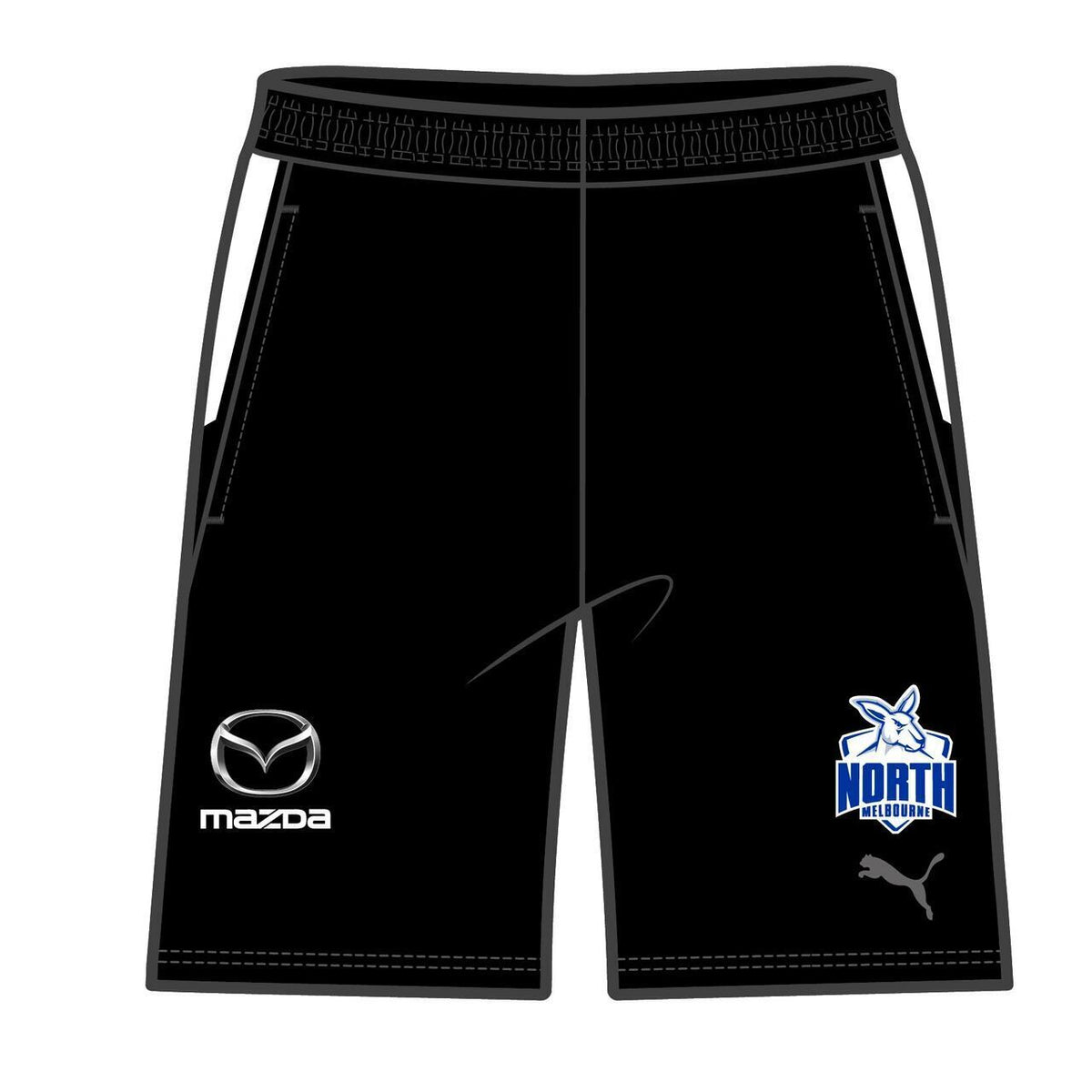 North Melbourne Kangaroos AFL Puma Players Training Shorts Sizes S-3XL! T3