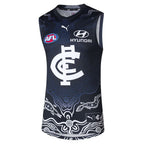 Carlton Blues Puma AFL Indigenous Guernsey Sizes Kids YXS-YXL! T4