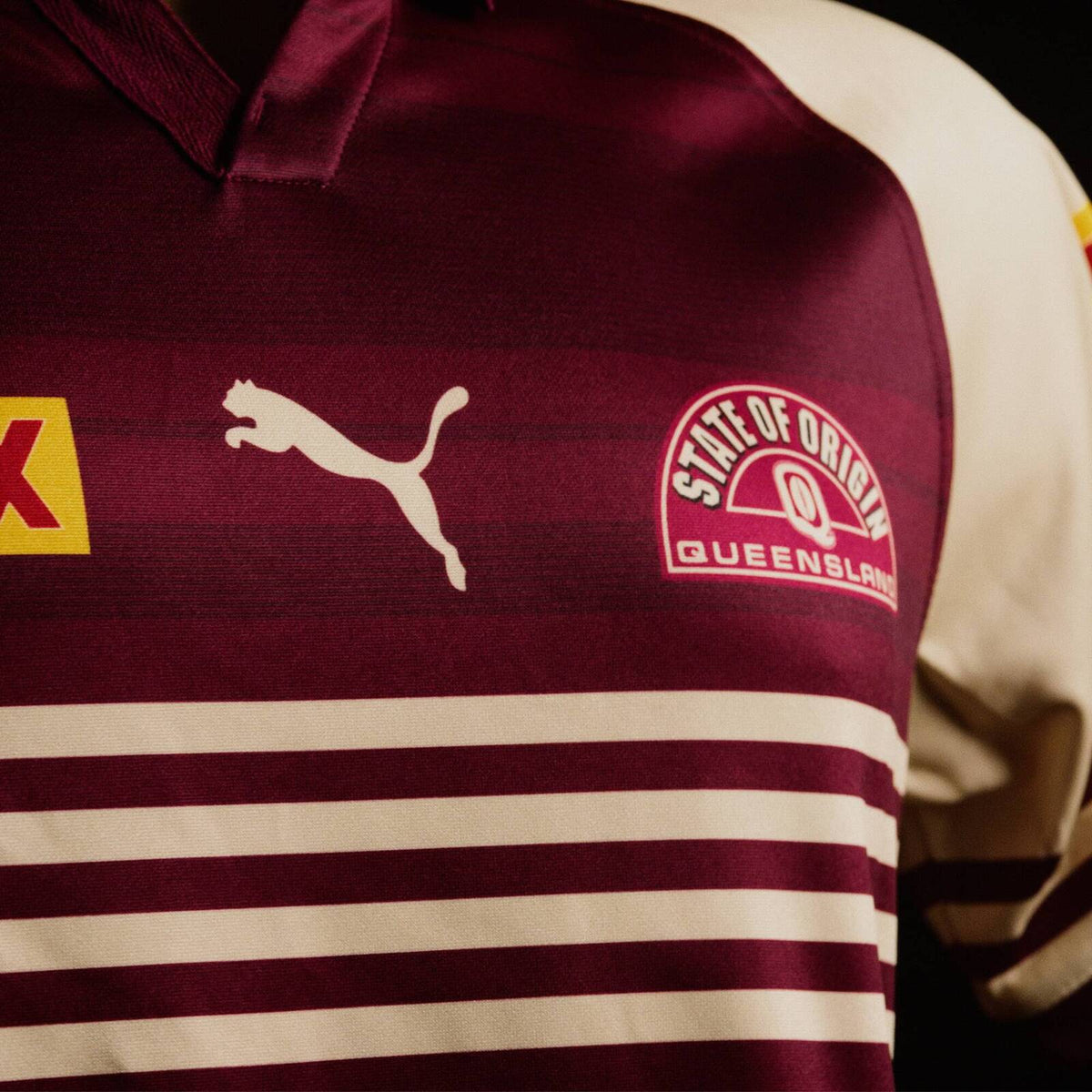 Queensland Maroons QRL Puma Captains Run Jersey Sizes S-6XL! T4