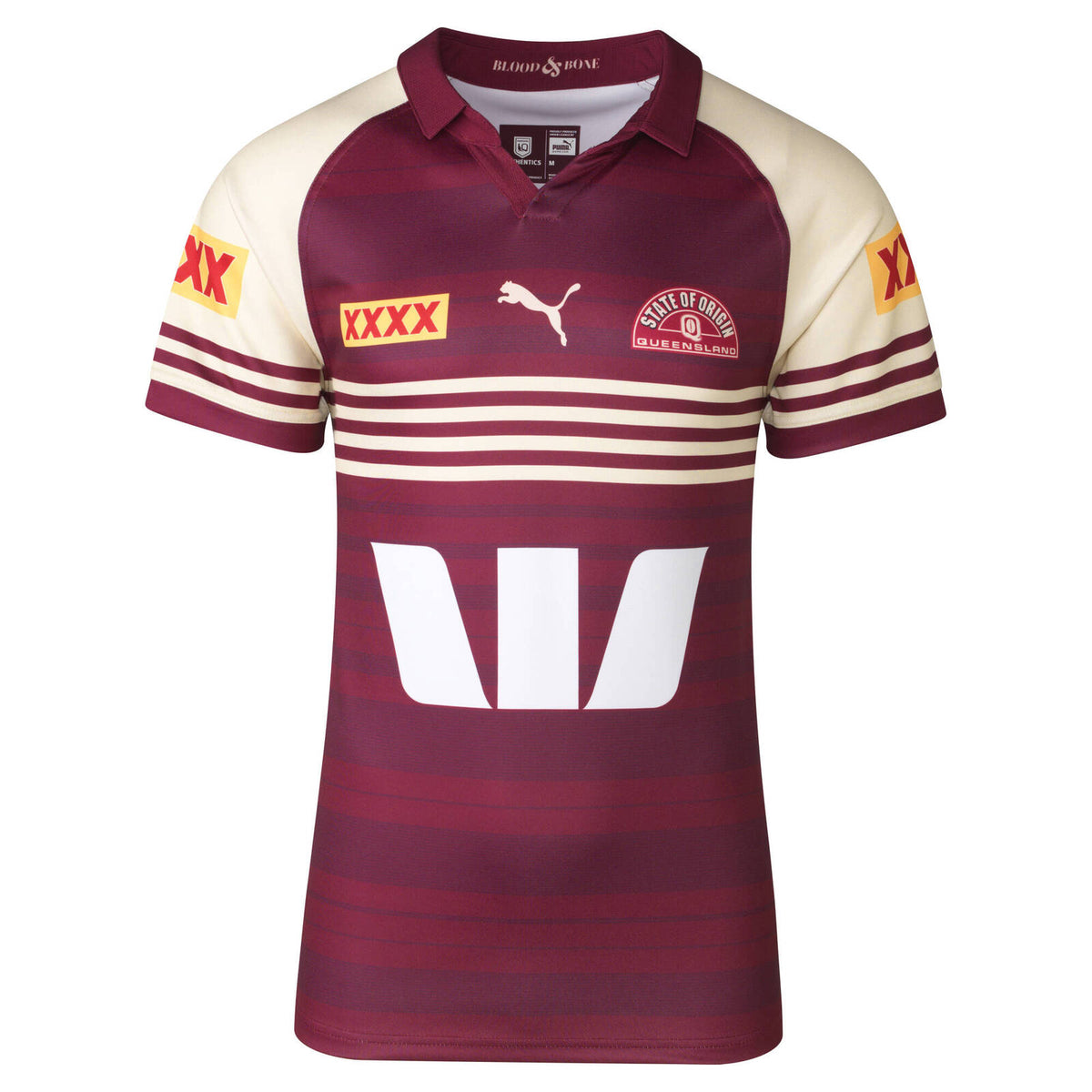 Queensland Maroons QRL Puma Captains Run Jersey Sizes S-6XL! T4