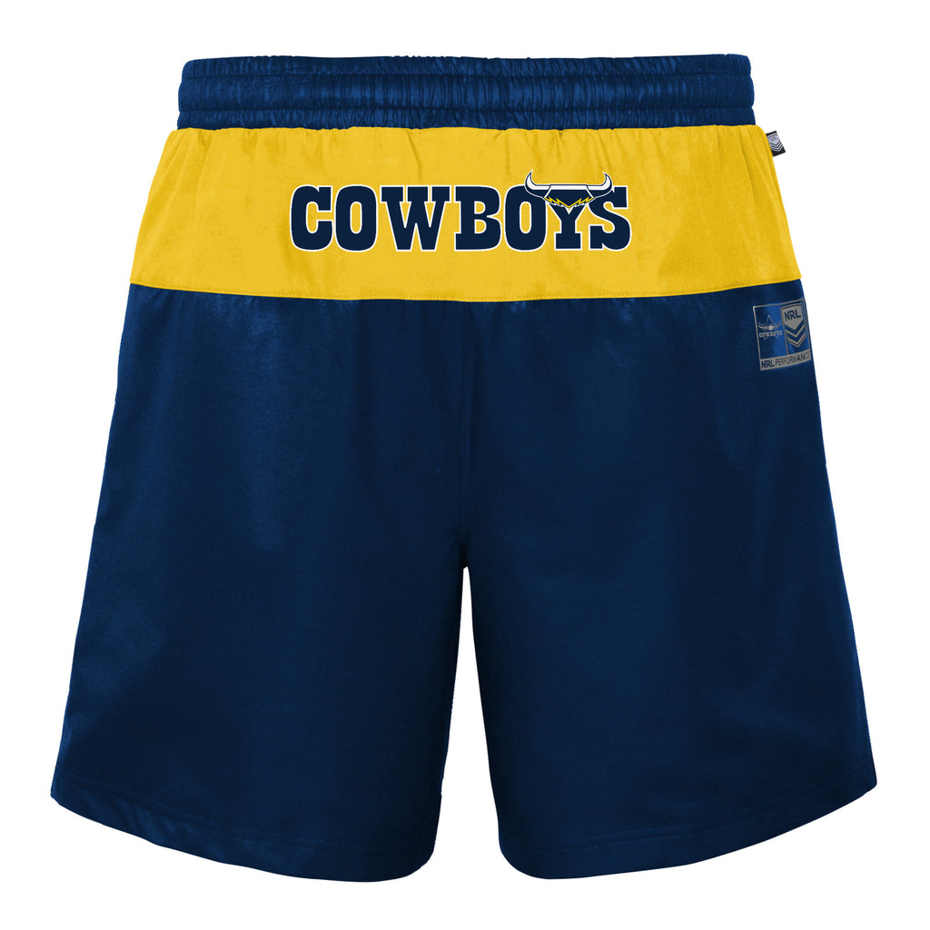 North Qld Cowboys NRL Outerstuff Performance Shorts Size S-2XL! T3
