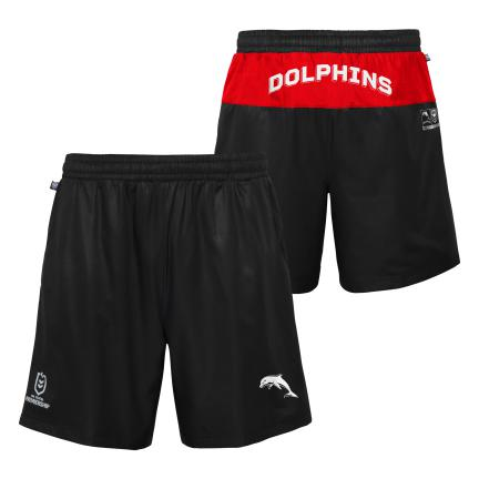NRL Dolphins NRL Outerstuff Performance Shorts Size S-2XL! T3